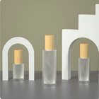 زجاجات رذاذ زجاجية فارغة أسطوانية لتغليف العناية بالبشرة 80 مللي