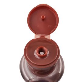 4oz أغطية زجاجات بلاستيكية مضلعة ناعمة PET