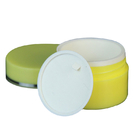 جرة كريم التجميل البلاستيكية PMMA 30 مل PS مستديرة صفراء